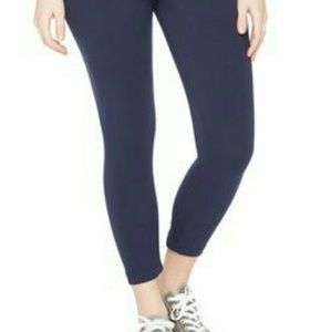 Blue maternity capris leggings